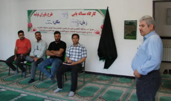 برگزاری آموزشی با موضوع "پرورش گوسفند و بز و هم زمان سازی زایش دام سبک" در شهرستان فامنین