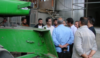 برگزاری دوره آموزشی رانندگی و تنظیمات کمباین در شهرستان ملایر