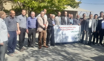 برگزاری نهمین کاروان ترویج بهره‌وری الگوی کشت ملی در ملایر با تمرکز بر تاب‌آوری کشاورزی در برابر تغییر اقلیم در شهرستان ملایر