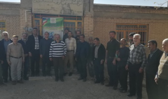 نهمین کاروان ترویج بهره‌وری و الگوی کشت ملی محصولات زراعی با محوریت خاک‌ورزی حفاظتی و کشت ذرت در شهرستان درگزین