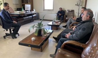 بازدید میدانی معاون دفتر نظارت و ارزشیابی سازمان تات و رئیس بخش تحقیقات به‌نژادی چغندرقند از ایستگاه تحقیقاتی اکباتان همدان