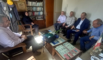 بازدید ریاست پژوهشکده گلخانه‌ها و محیط‌های کنترل‌شده از ایستگاه تحقیقاتی اکباتان و پروژه‌های در دست اجرا