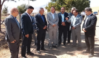 بازدید معاون امور باغبانی وزارت جهاد کشاورزی و هیئت همراه از ایستگاه تحقیقاتی لک‌لک اسدآباد