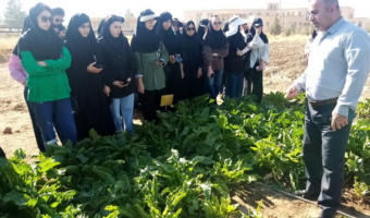 برگزاری دوره آموزشی- مهارتی و بازدید دانشجویان دانشکده کشاورزی بوعلی از ایستگاه تحقیقاتی اکباتان