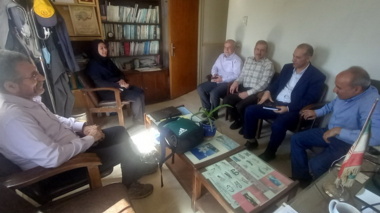 بازدید ریاست پژوهشکده گلخانه‌ها و محیط‌های کنترل‌شده از ایستگاه تحقیقاتی اکباتان و پروژه‌های در دست اجرا