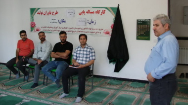 برگزاری آموزشی با موضوع "پرورش گوسفند و بز و هم زمان سازی زایش دام سبک" در شهرستان فامنین
