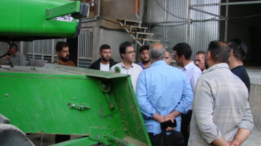 برگزاری دوره آموزشی رانندگی و تنظیمات کمباین در شهرستان ملایر