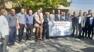 برگزاری نهمین کاروان ترویج بهره‌وری الگوی کشت ملی در ملایر با تمرکز بر تاب‌آوری کشاورزی در برابر تغییر اقلیم در شهرستان ملایر