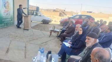 برگزاری نهمین کاروان ترویج بهره‌وری و الگوی کشت ملی محصولات زراعی با محوریت تغییر اقلیم و افزایش تاب‌آوری بخش کشاورزی در شهرستان قهاوند