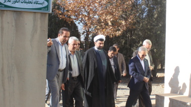 بازدید معاون وزیر جهاد کشاورزی و رییس سازمان تات از اراضی ایستگاه تحقیقاتی انگور ملایر