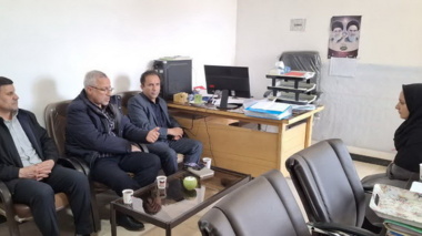 بازدید رئیس مرکز تحقیقات و آموزش کشاورزی و منابع طبیعی همدان از مدیریت جهاد کشاورزی فامنین