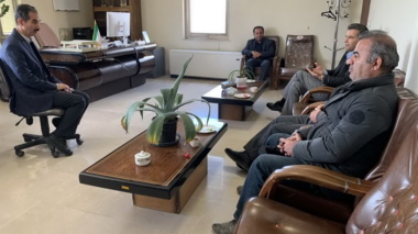 بازدید میدانی معاون دفتر نظارت و ارزشیابی سازمان تات و رئیس بخش تحقیقات به‌نژادی چغندرقند از ایستگاه تحقیقاتی اکباتان همدان