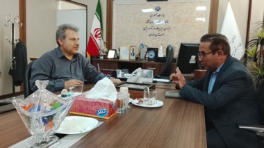 هم اندیشی ریاست و معاون برنامه ریزی و پشتیبانی مرکز استان همدان با ریاست سازمان مدیریت و برنامه ریزی استان همدان