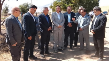 بازدید معاون امور باغبانی وزارت جهاد کشاورزی و هیئت همراه از ایستگاه تحقیقاتی لک‌لک اسدآباد